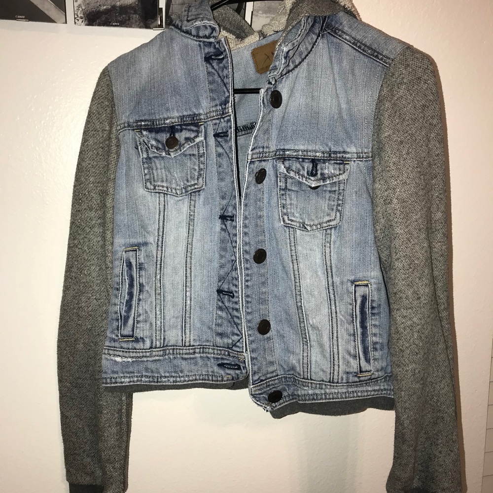 Denim Sweatshirt Mashup